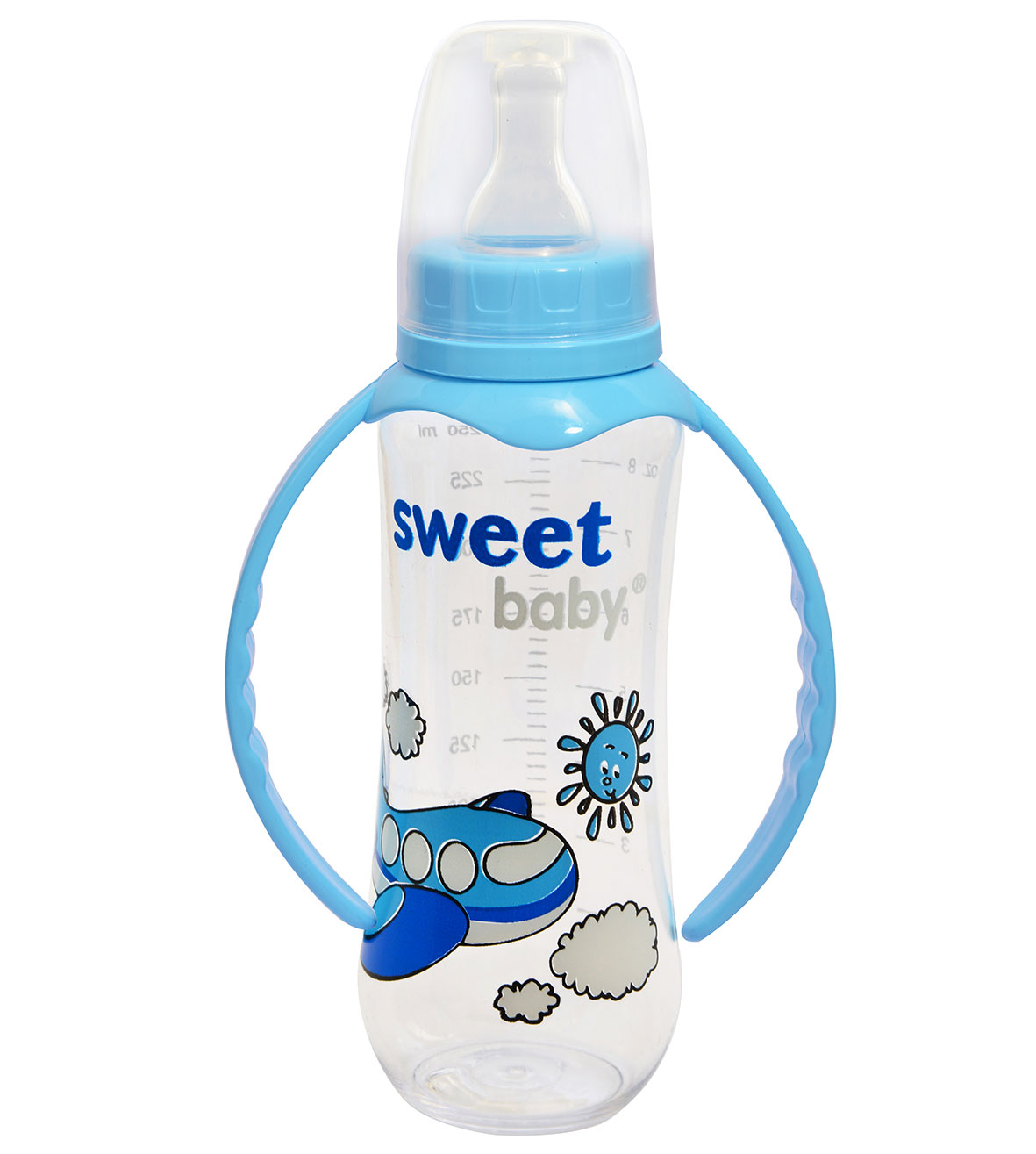 Sweet Baby - Classic Silicon Teat Handled Baby Bottle Model 680